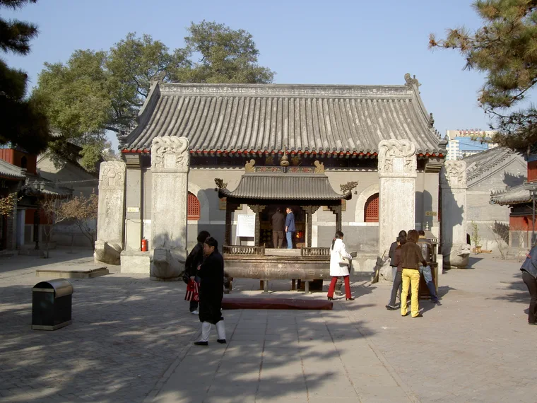 北京白云观院落与殿堂