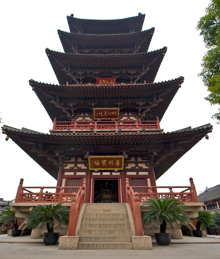 苏州寒山寺普明宝塔