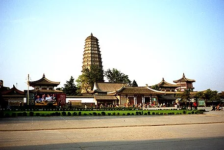法门寺建筑与院落实景