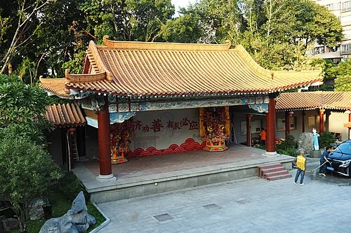 广州黄大仙祠建筑与院落实景