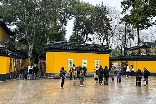 寒山寺建筑与院落实景