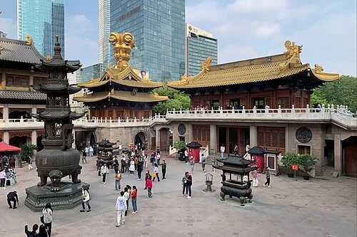 静安寺建筑与院落实景