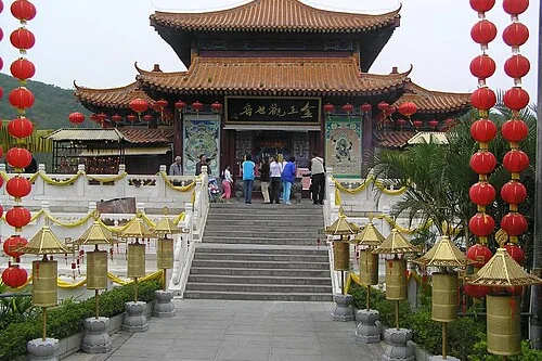 南山寺建筑与院落实景