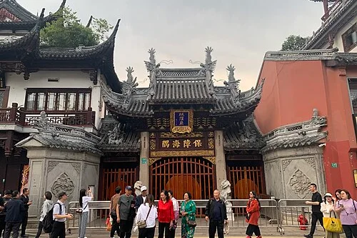 上海城隍庙建筑与院落实景
